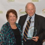 Jim and Judi HErbert with their 2019 Roby C. McSwain Outstanding Philanthropists Award