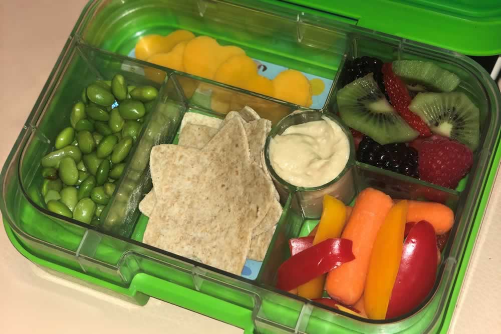 Lunchbox with nutritious lunch