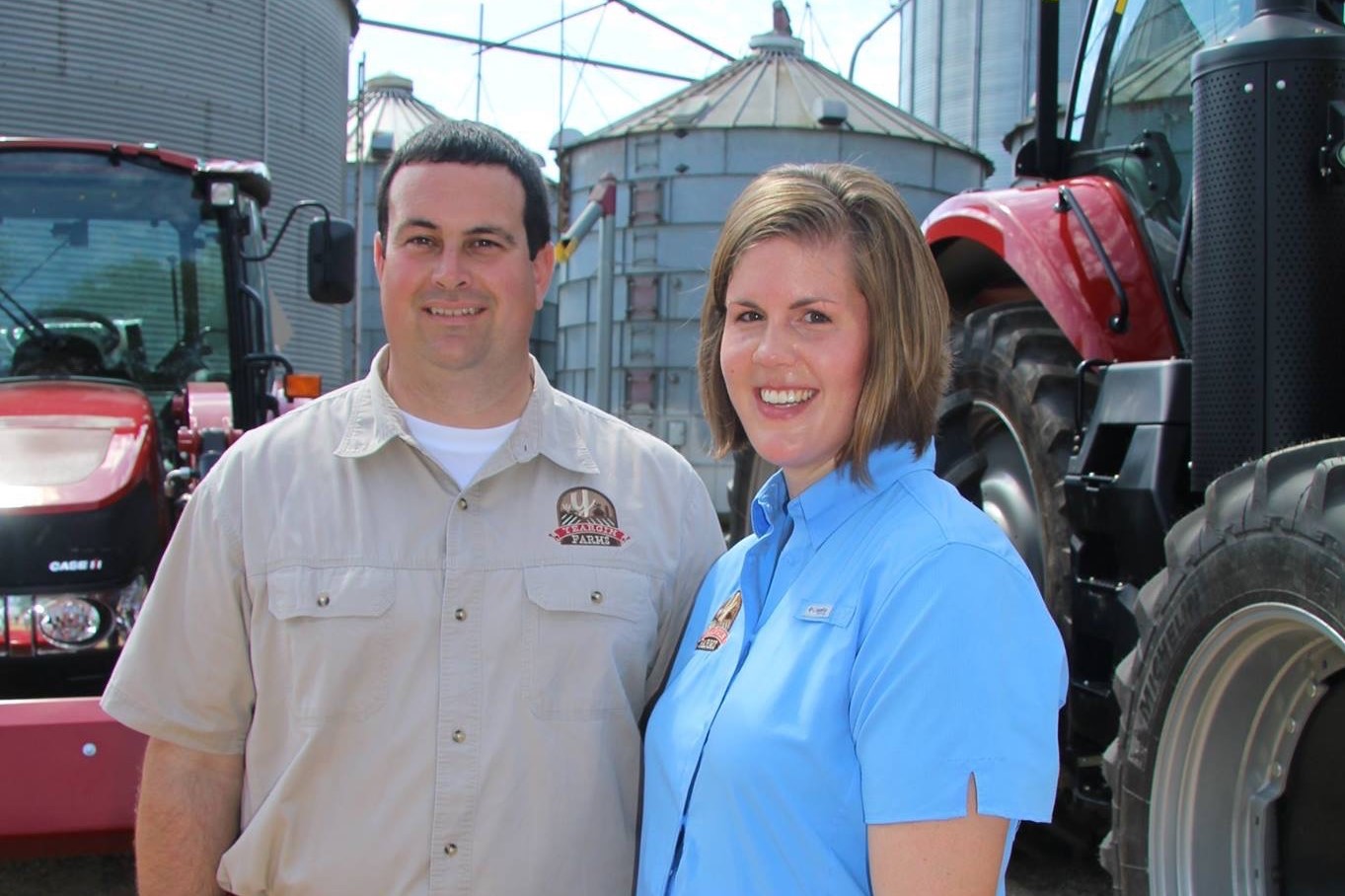 Picture of Jay Yeargin, UT Extension Tennessee Farmer of the Year, and his wife, Alice Ann