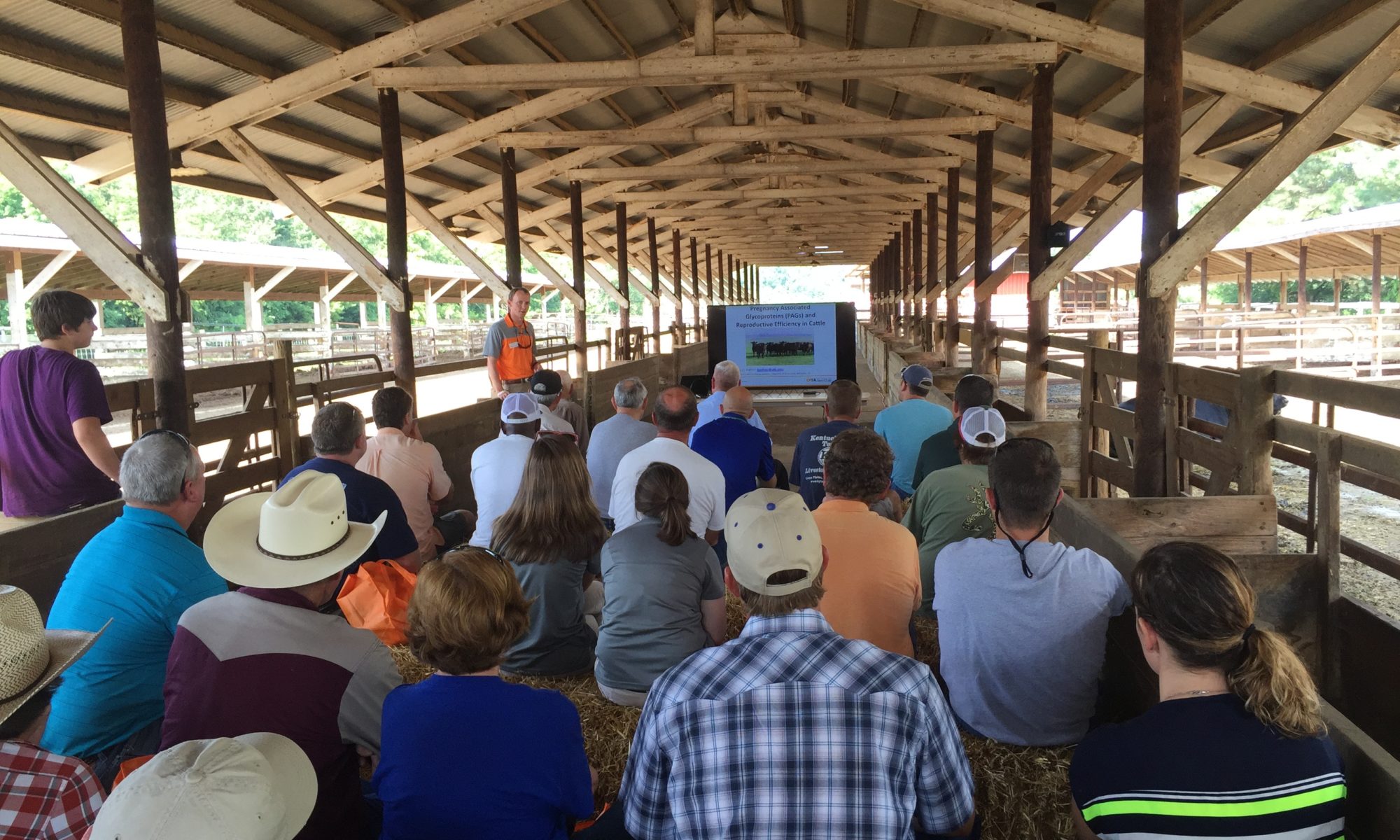 Picture of session at field day