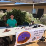 Hannah Shapiro conducting park visitor perception studies.