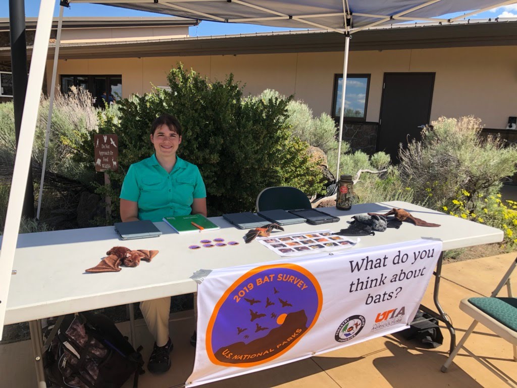 Hannah Shapiro conducting park visitor perception studies.