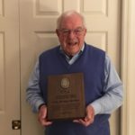 Picture of Buddy Sanders with his award