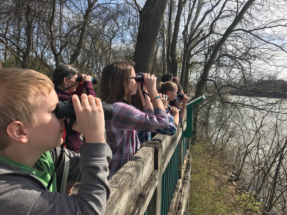 Davidson County, TN, youth birdwatching