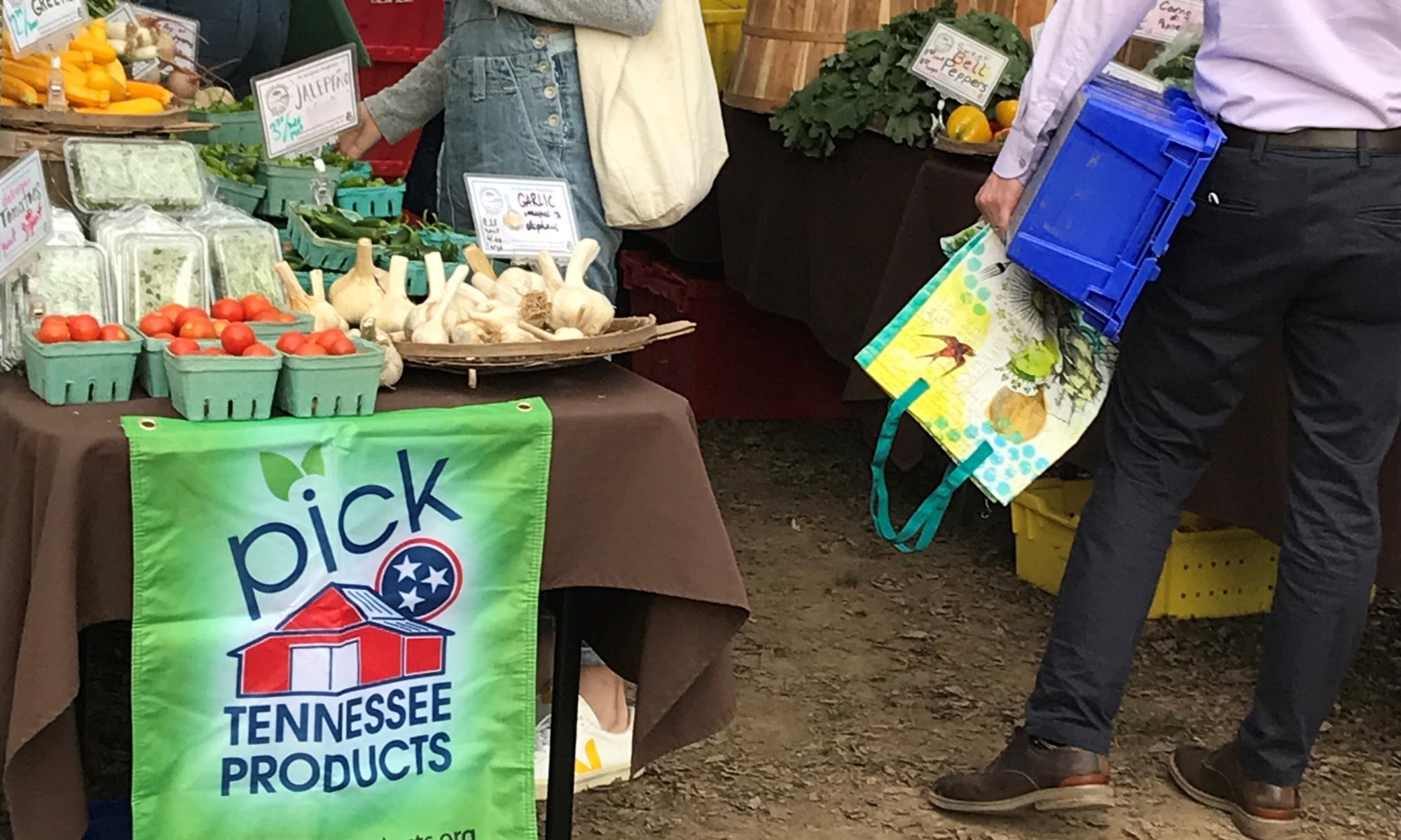 Table with Pick Tennessee Products