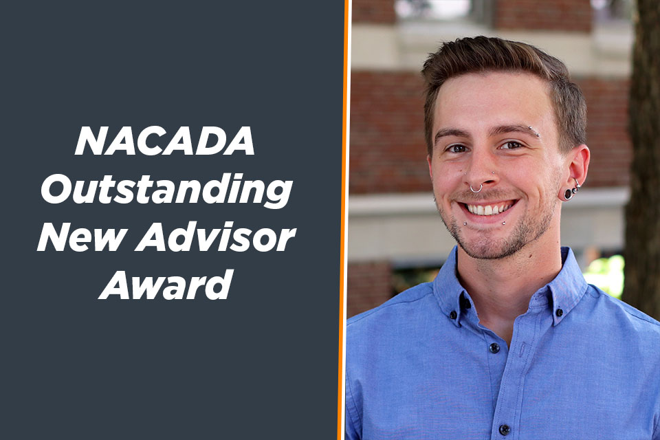 Jeremy Mobley NACADA Outstanding New Advisor