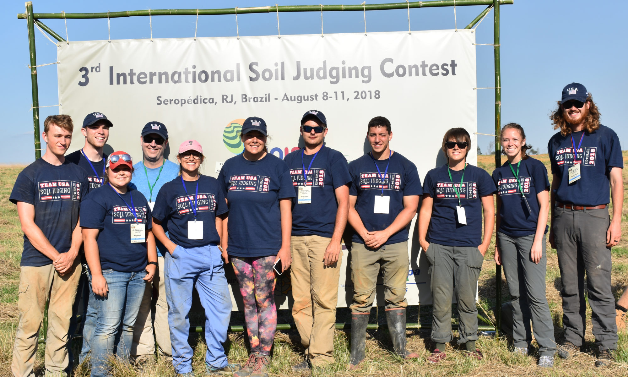 Pictured above is the award-winning Team USA and contest support members.