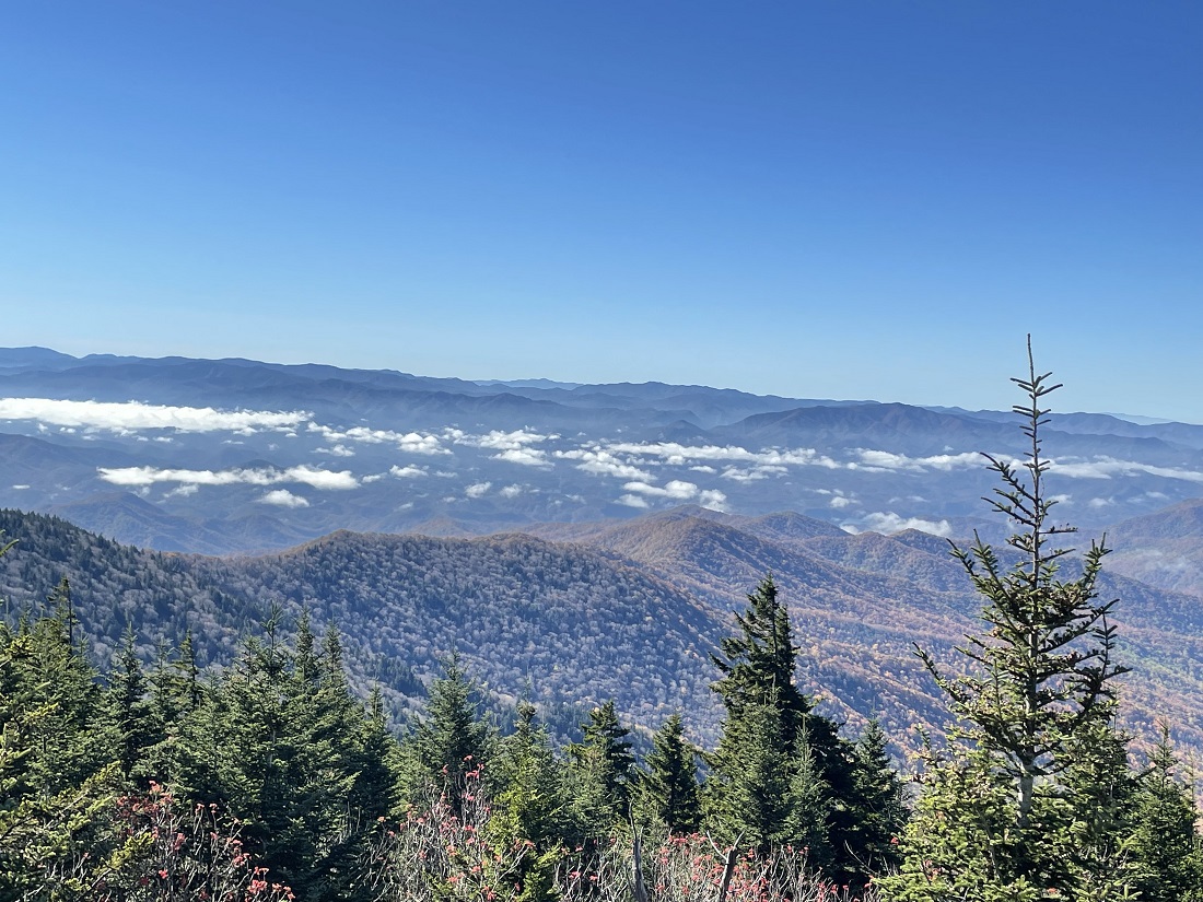 view of mountains