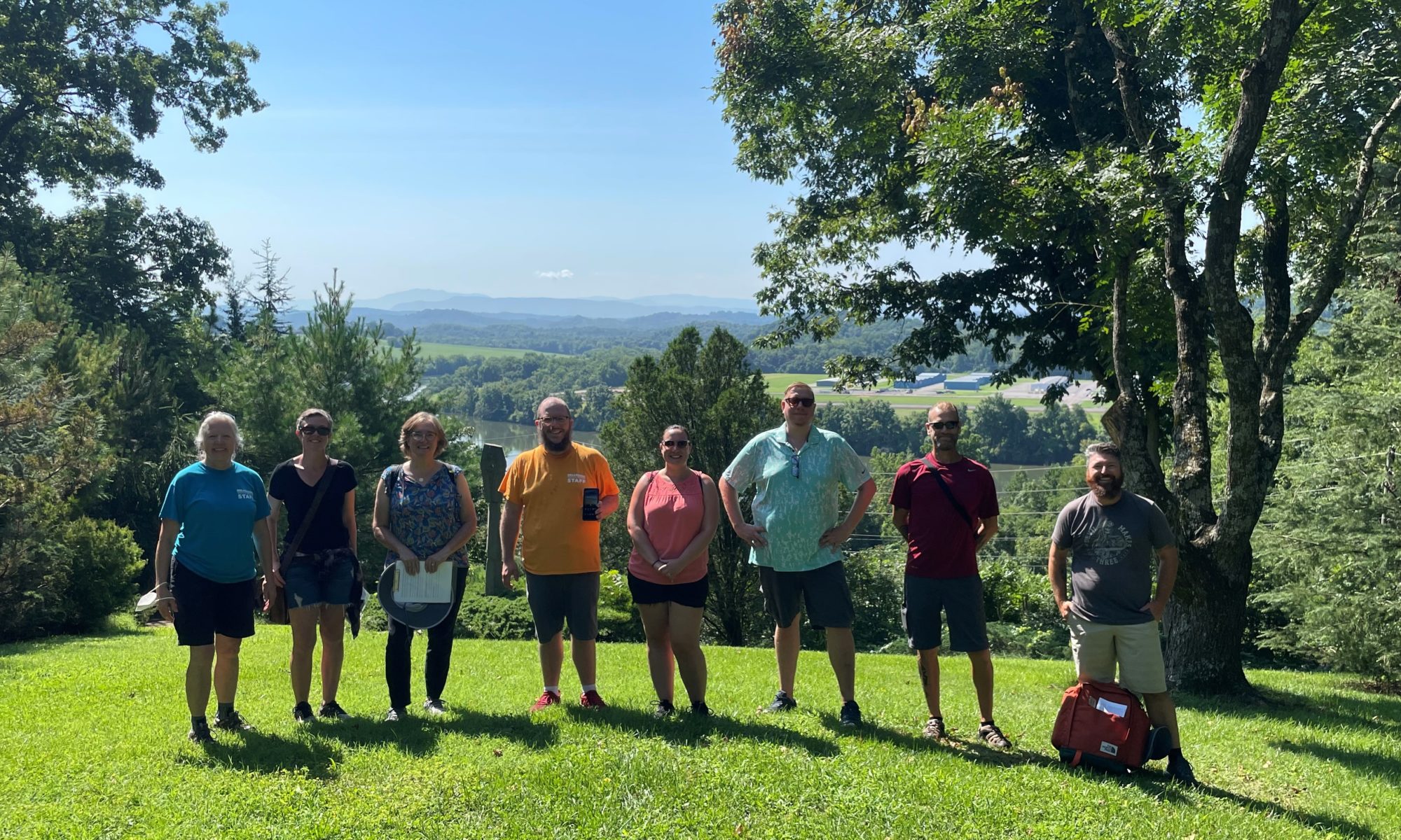 First group of Horticultural Therapy graduates with Derrick Stowell