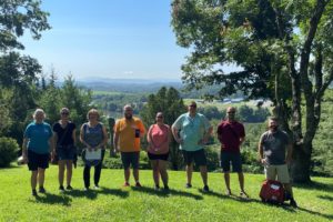 First group of Horticultural Therapy graduates with Derrick Stowell