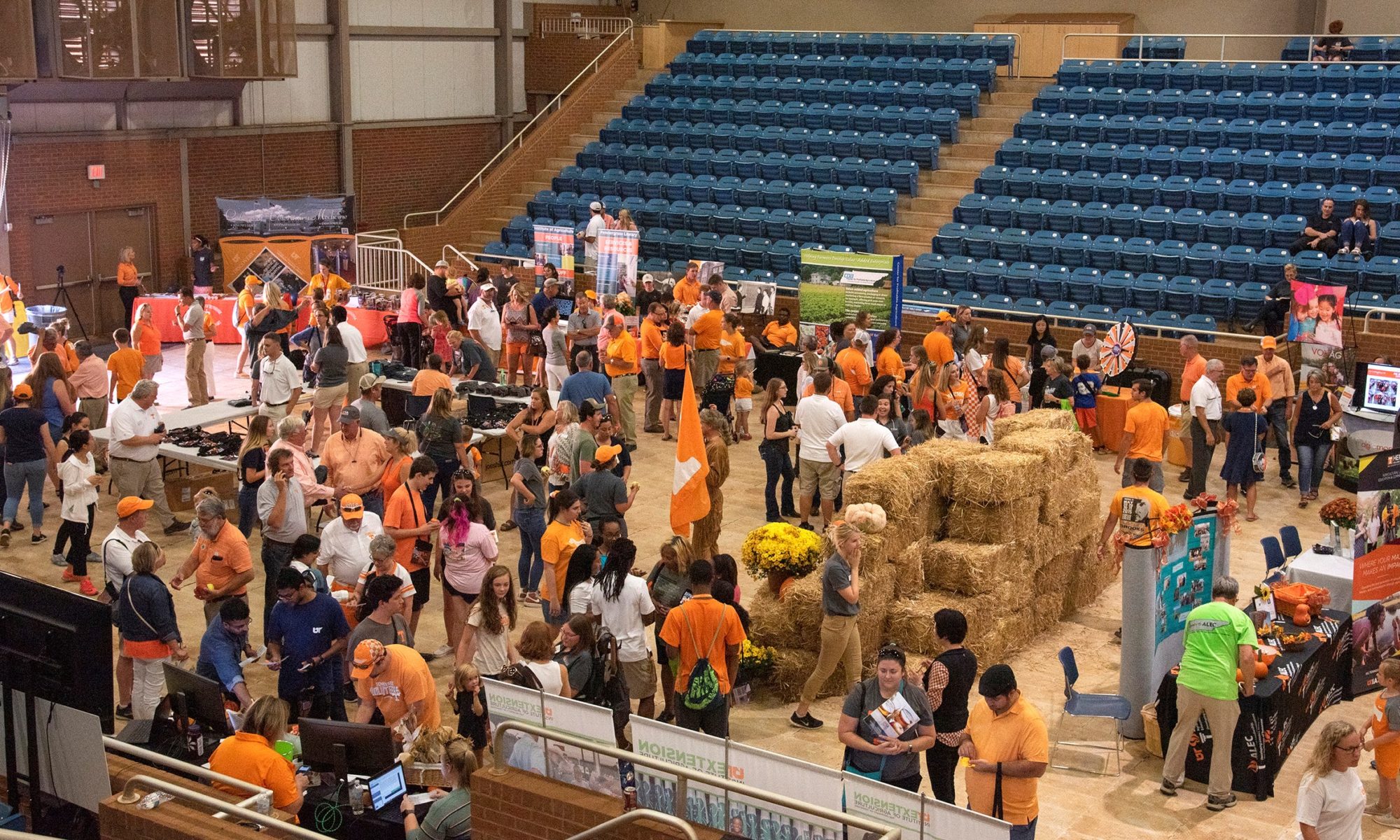 crowd of Ag Day attendees