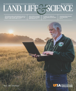 Land, Life & Science magazine cover for spring/summer 2023