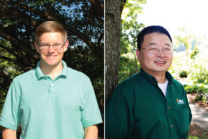 From left, Chris Boyer and Edward Yu
