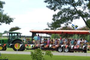Field Days at UT Institute of Agriculture often feature wagon tours
