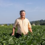 Vince Pantalone posing in a field