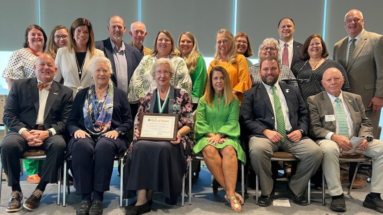 Ruth Henderson McQueen seated in the middle of the the Tennessee Delegation at the 2024 conference of the National Association of Extension 4-H Youth Development Professionals