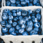 Cartons of blueberries