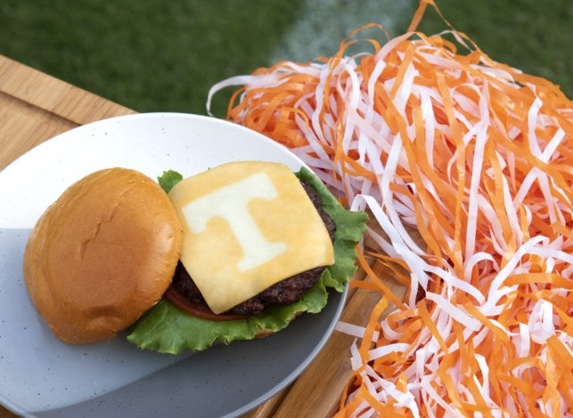 UT’s All Vol Cheese on a burger