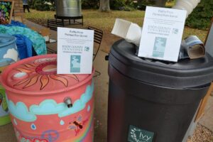 2 Rain barrels at the Smart Yards event