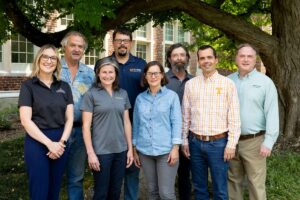 Hurricane Helene flood recovery team of 8 men and women