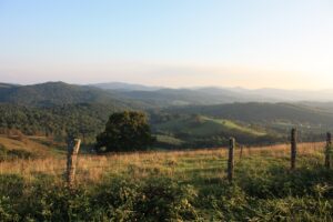 rolling hills near Chuckey, Tennessee
