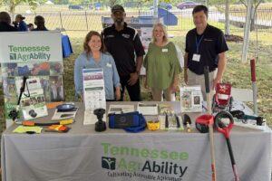 The 2025 AgrAbility Extension team: Eileen Legault, Finis Stribling, Joetta White, and Troy Dugger