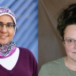 Headshots of Heba Abdelgaffar (left) and Sarah Parker Armstrong.