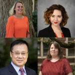 Headshots of Carrie Stephens, Jacquline Risalvato, Jie (Joe) Zhuang, and Karen Franck.